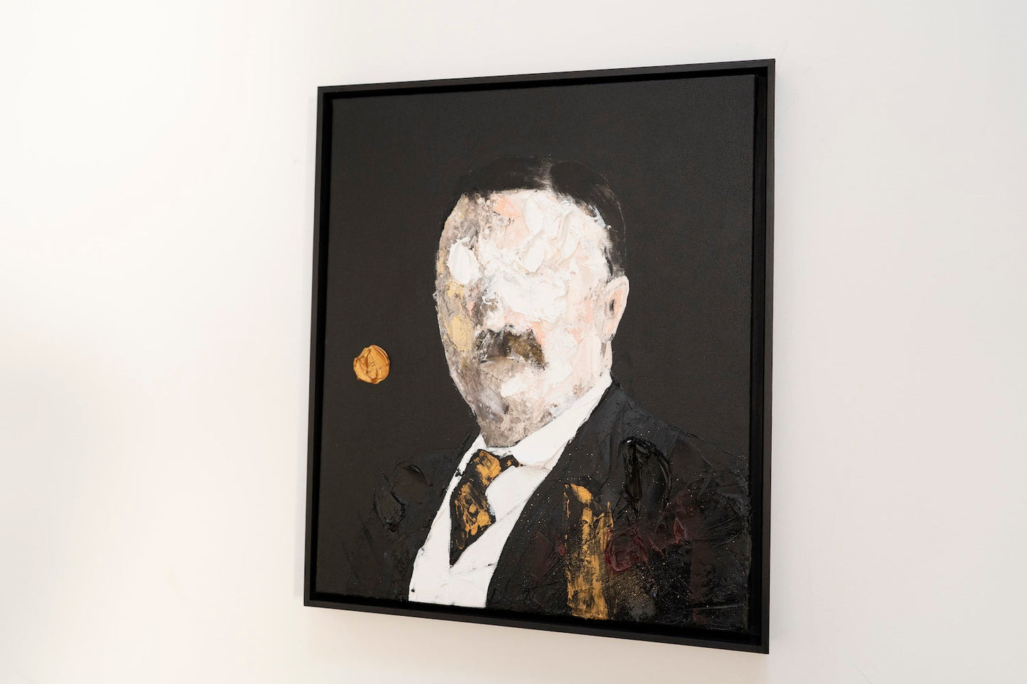 UNTITLED Portrait work (Theodore Roosevelt) contemporary painting