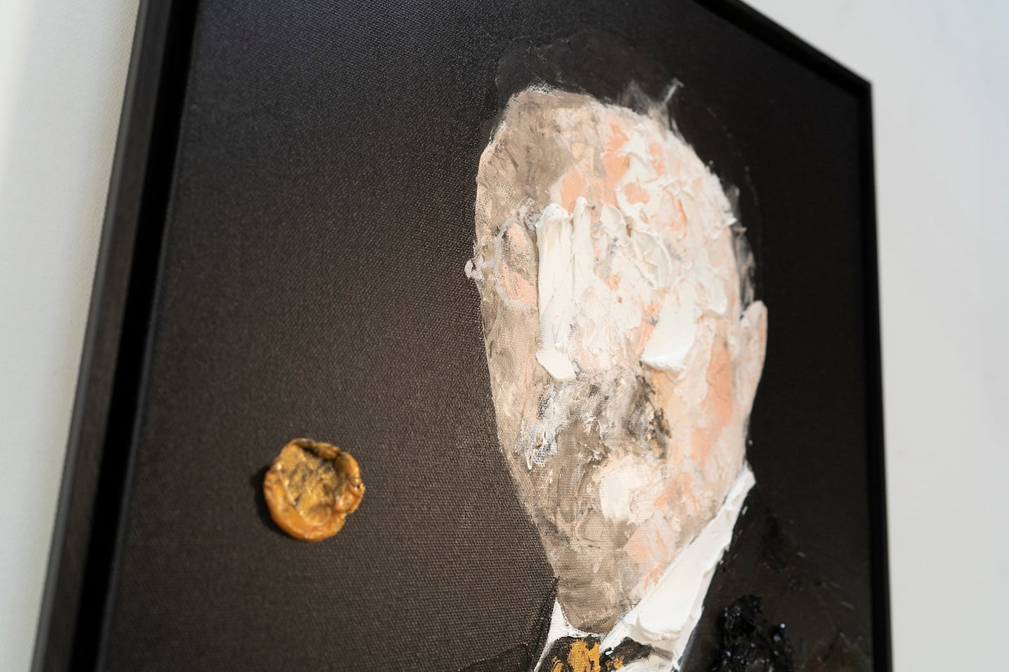 UNTITLED Portrait work (Theodore Roosevelt) contemporary painting art