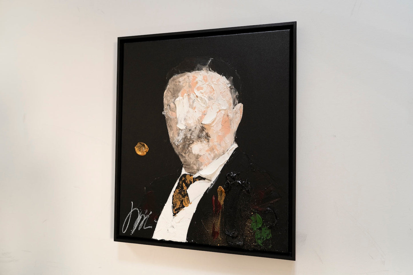 UNTITLED Portrait work (Theodore Roosevelt) contemporary painting art