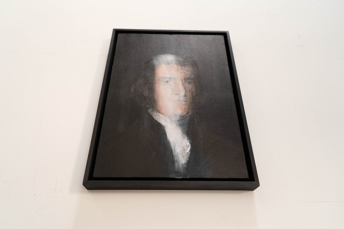 UNTITLED Portrait work (Thomas Jefferson) contemporary painting