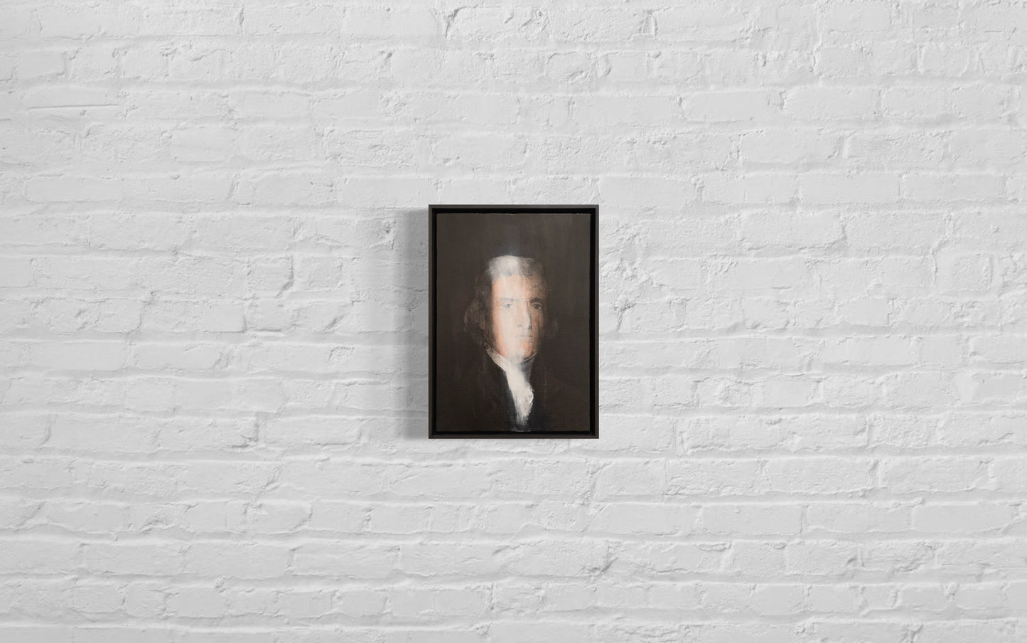 UNTITLED Portrait work (Thomas Jefferson) contemporary painting