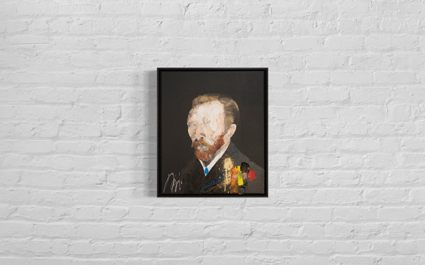 UNTITLED Portrait work (Van Gogh) contemporary painting art