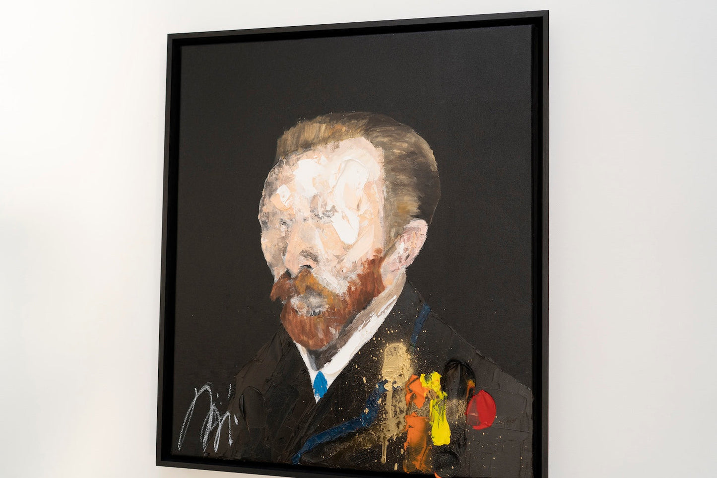 UNTITLED Portrait work (Van Gogh) contemporary painting art