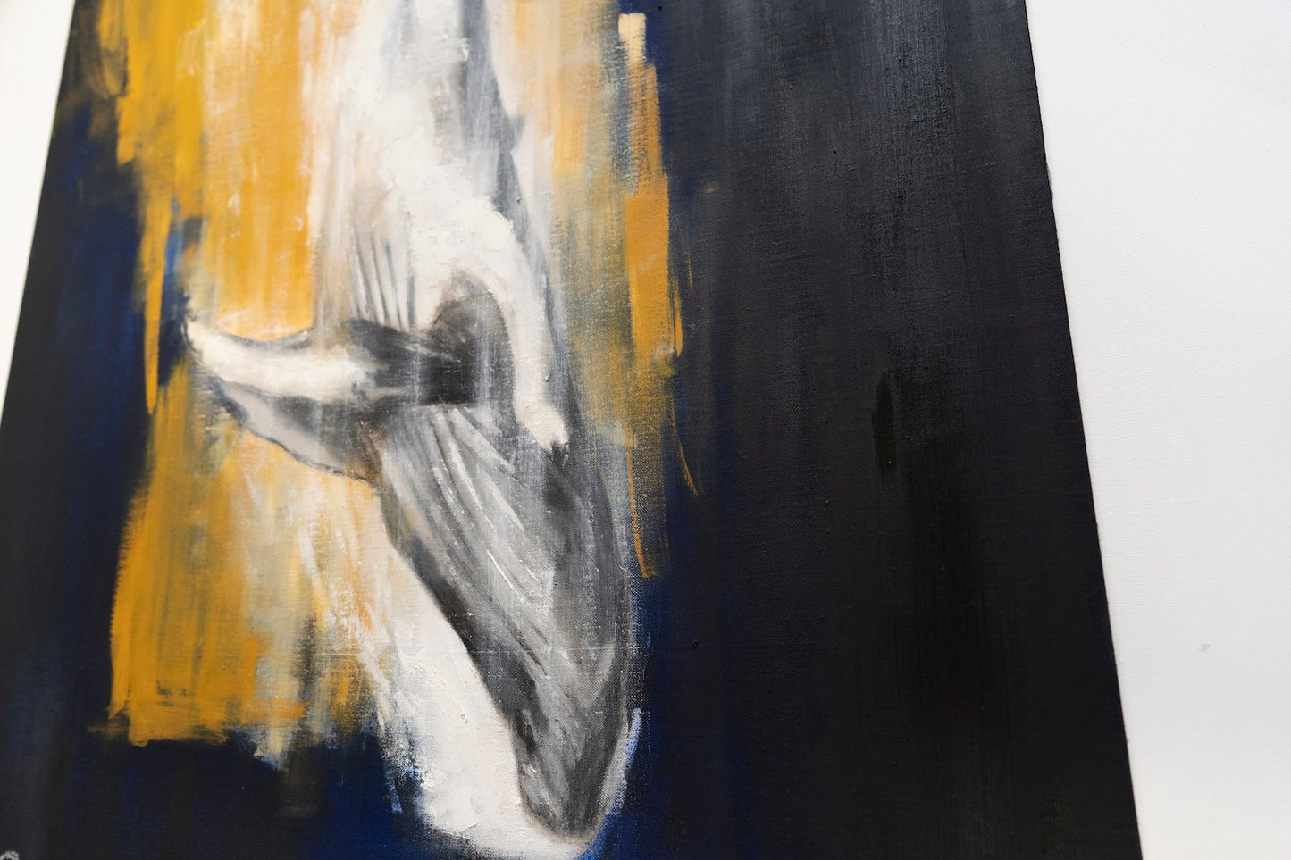 contemporary painting Whale