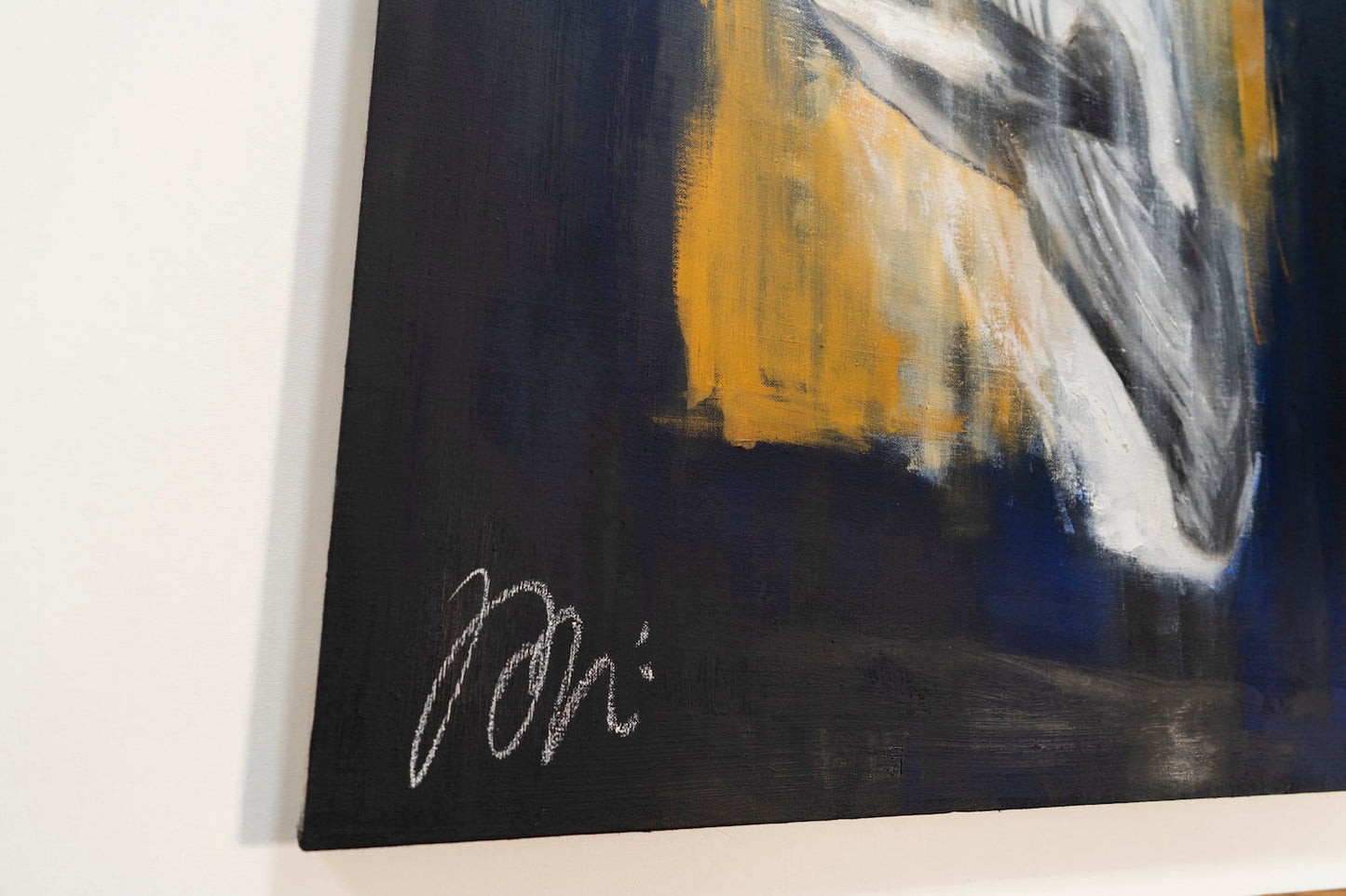 contemporary painting Whale