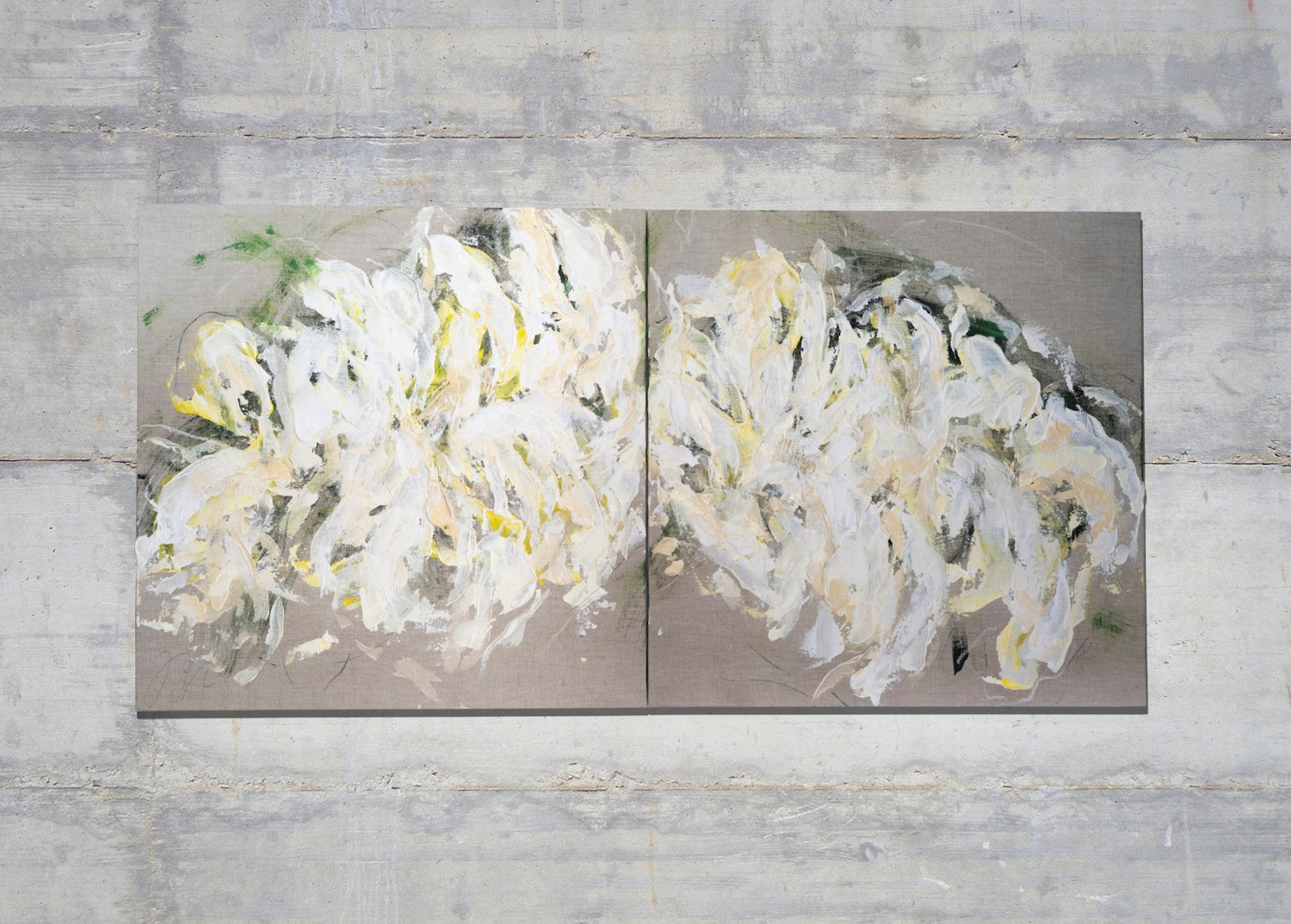 Flowers contemporary painting art