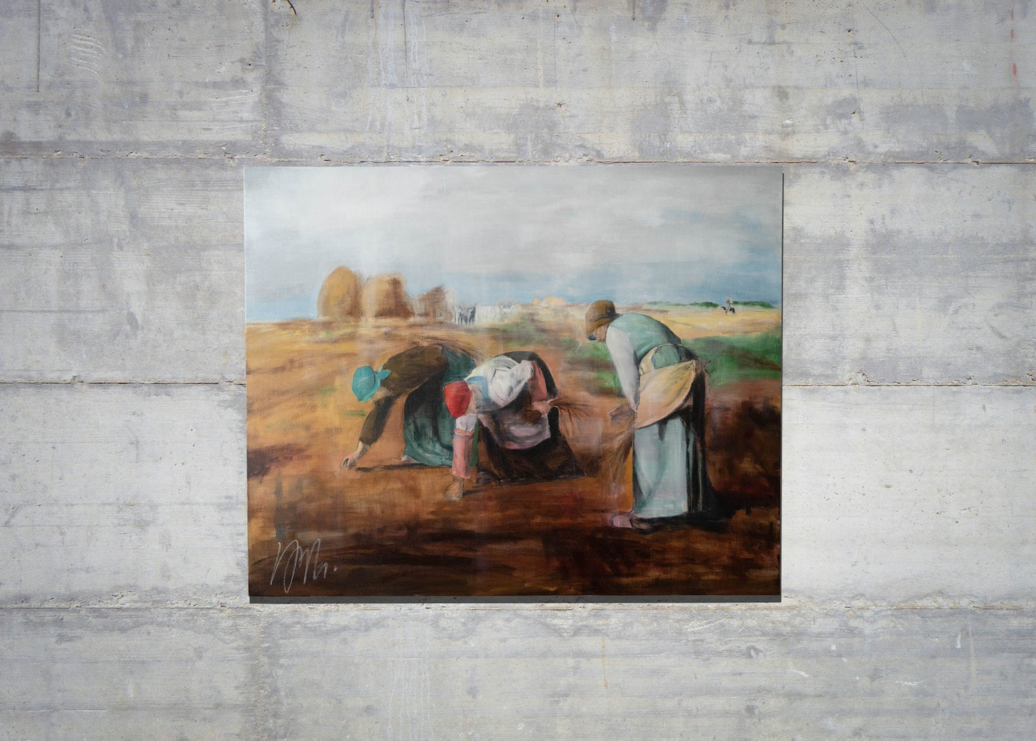 "The Gleaners" after Jean-François Millet painting