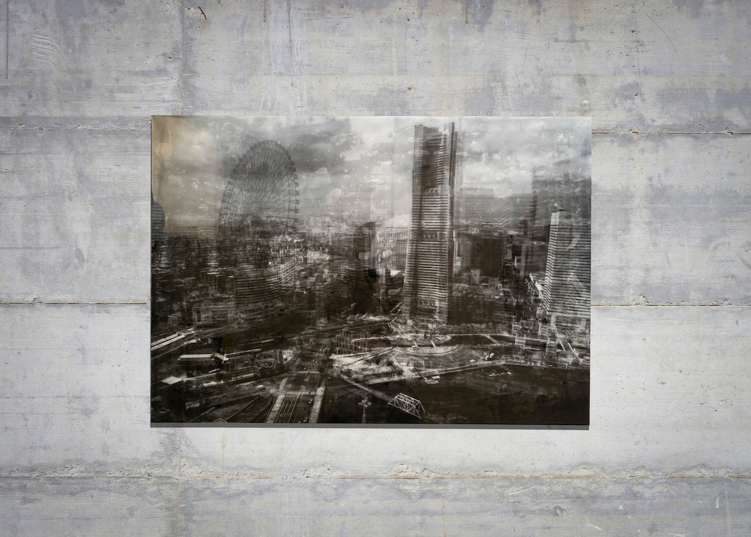 Title of artwork "Yokohama" contemporary painting