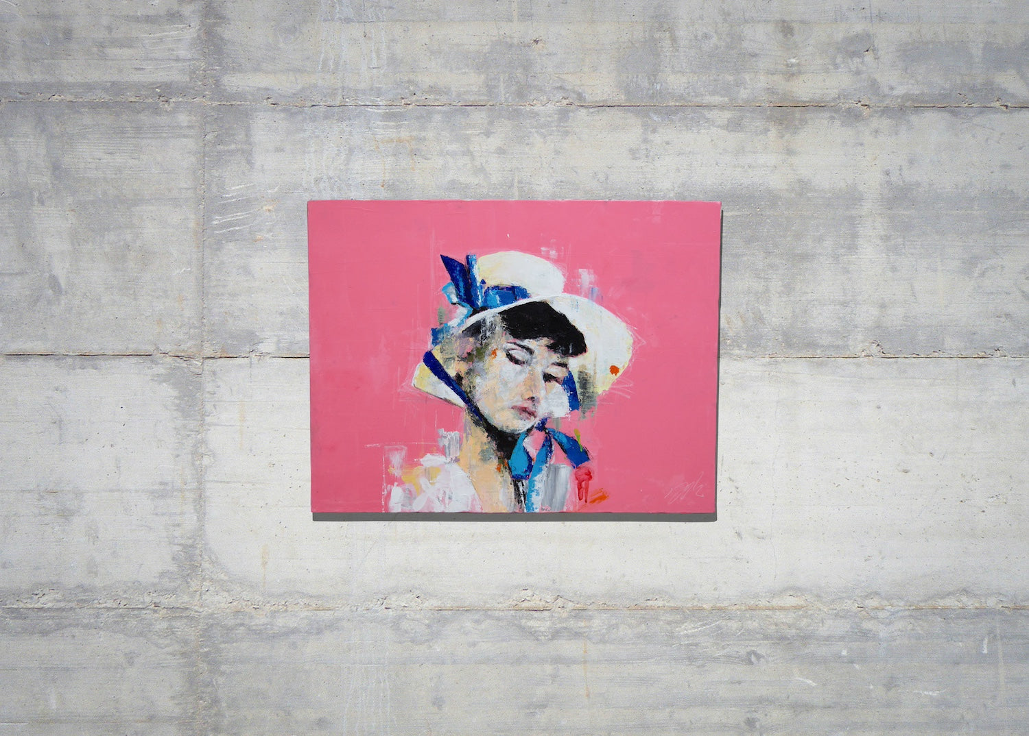 Audrey Hepburn contemporary painting