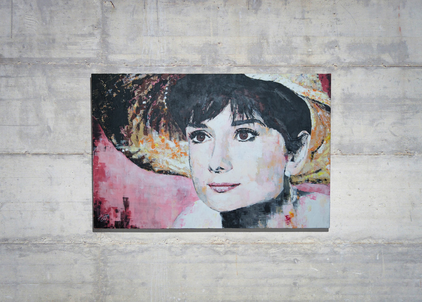 Beauty (audrey-hepburn) contemporary painting