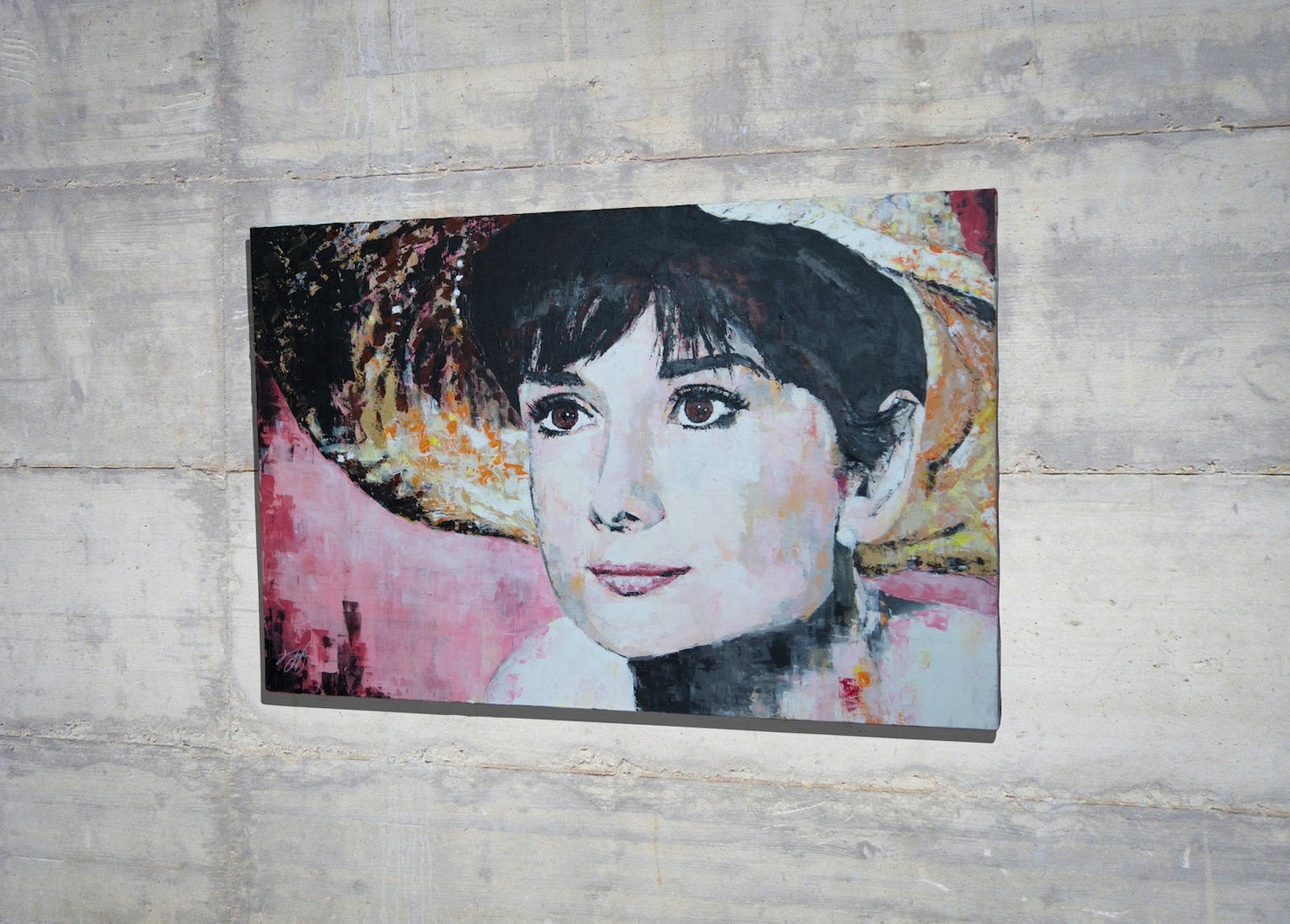 Beauty (audrey-hepburn) contemporary painting