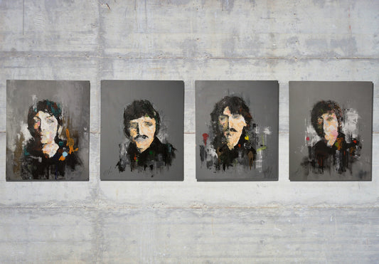 Portrait works untitled (The Beatles) contemporary painting