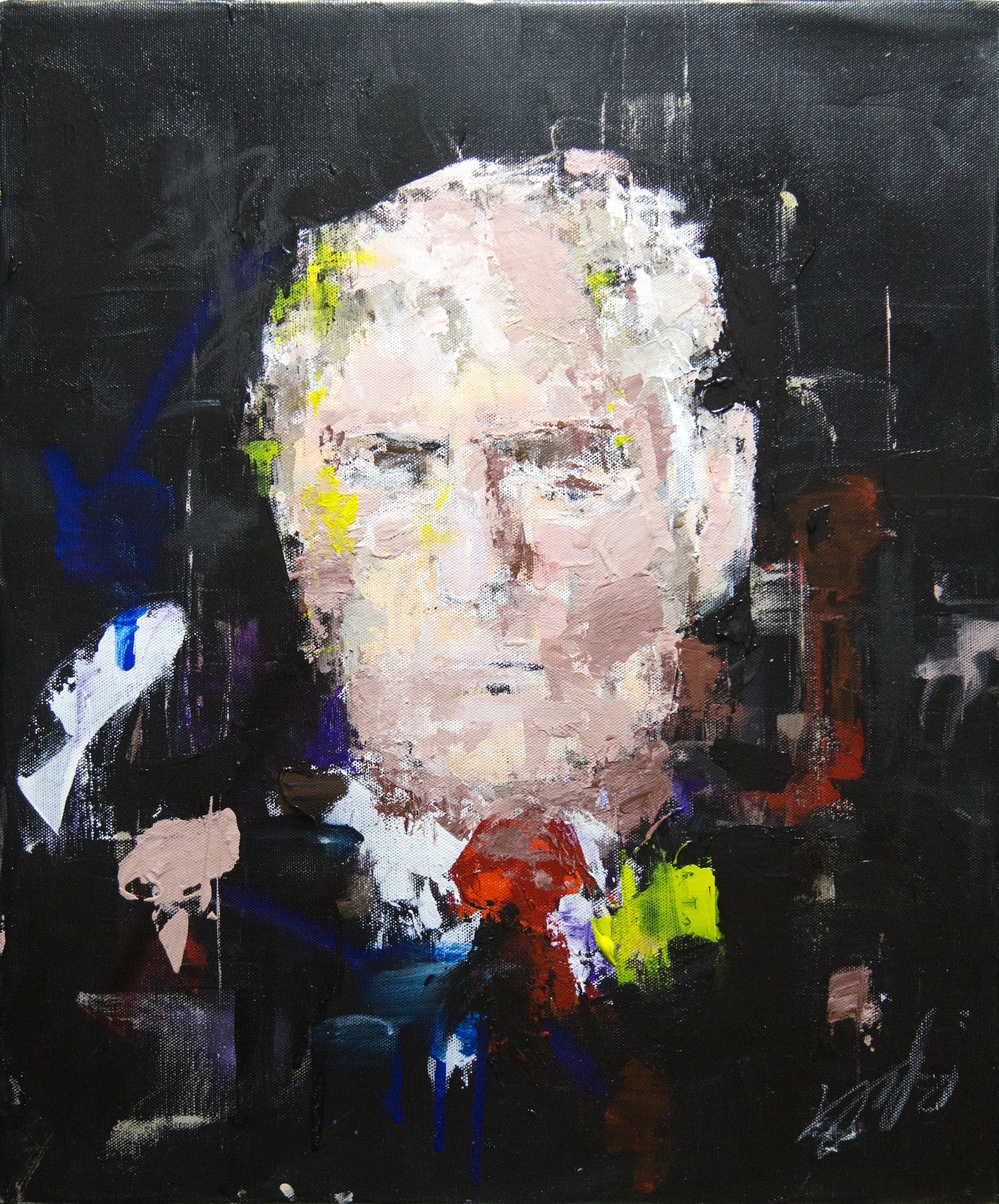 Portrait work UNTITLED (Donald John Trump) contemporary painting