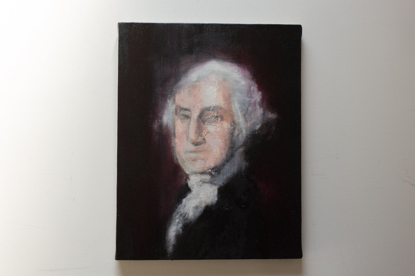 UNTITLED Portrait work (George Washington) contemporary painting