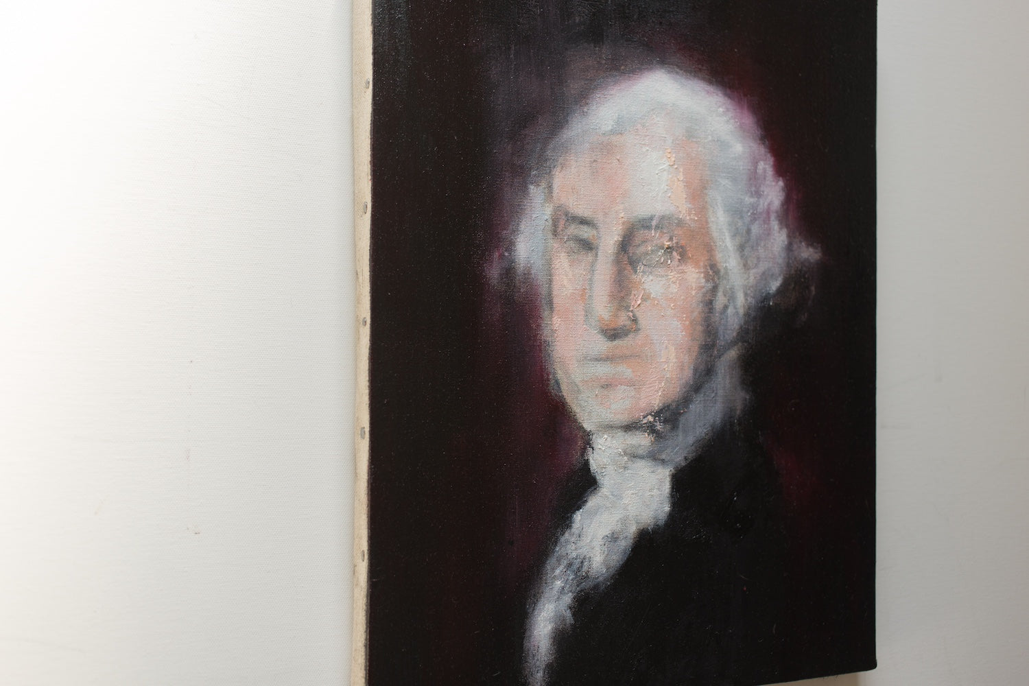 UNTITLED Portrait work (George Washington) contemporary painting