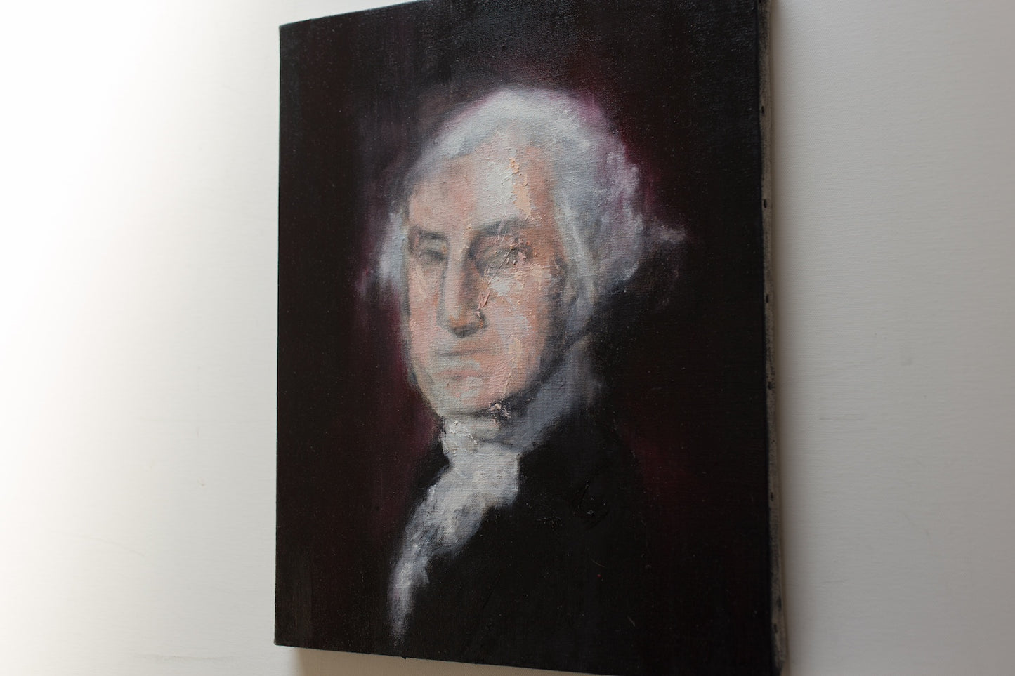 UNTITLED Portrait work (George Washington) contemporary painting