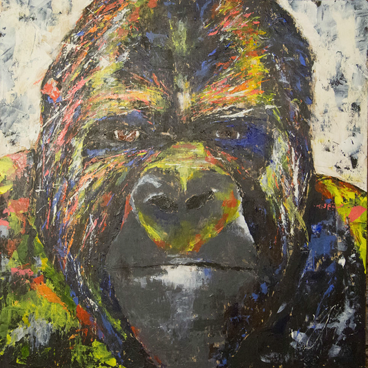 Gorilla painting