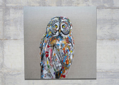 owl contemporary painting art