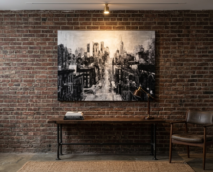 New York, city scape composition #17  contemporary painting art