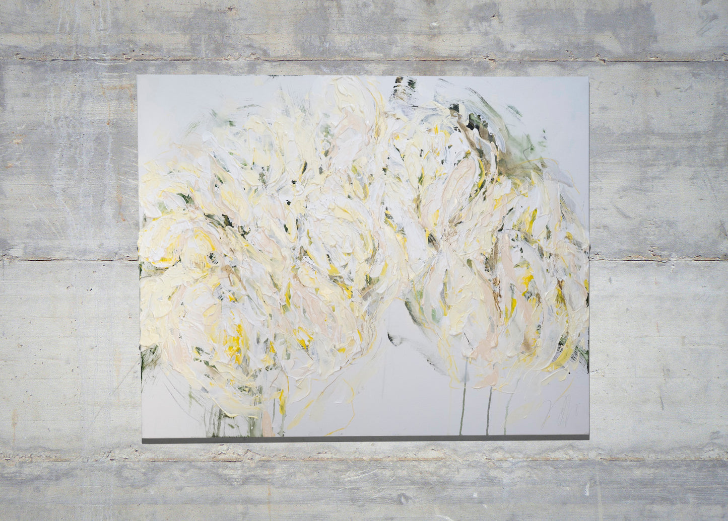 Flowers  contemporary painting art