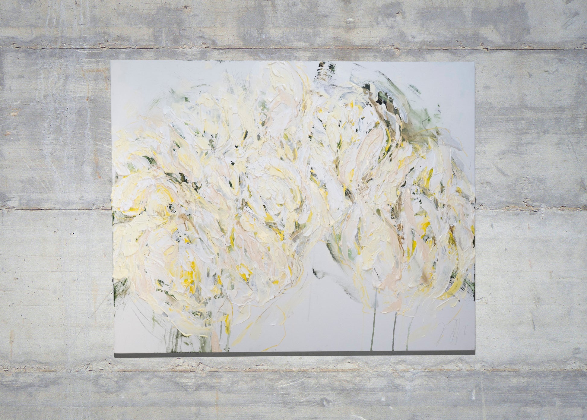 Flowers  contemporary painting art