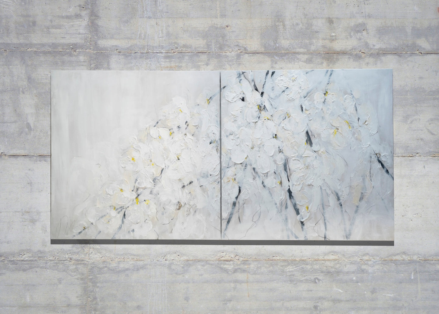 Flowers contemporary painting art