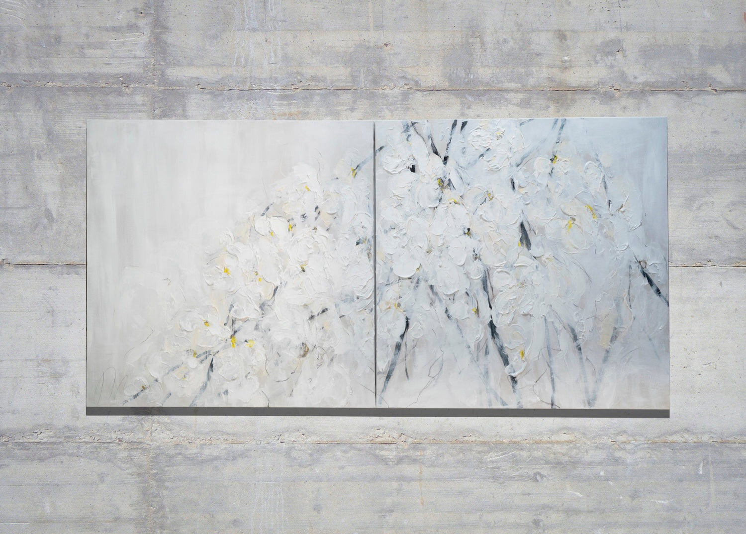 Flowers contemporary painting art