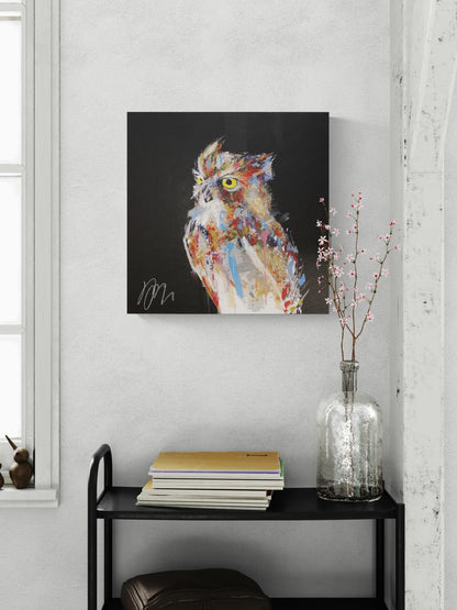 owl   contemporary painting art