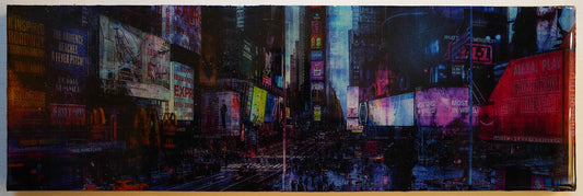 New York, Times square painting