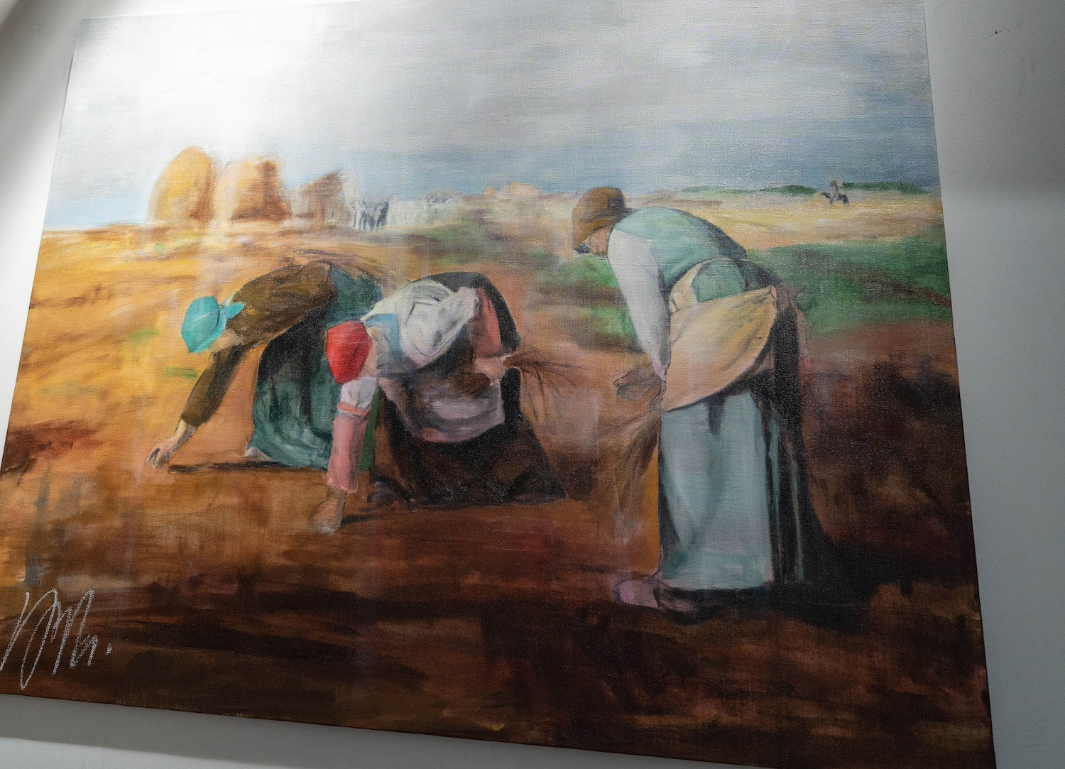 "The Gleaners" after Jean-François Millet painting