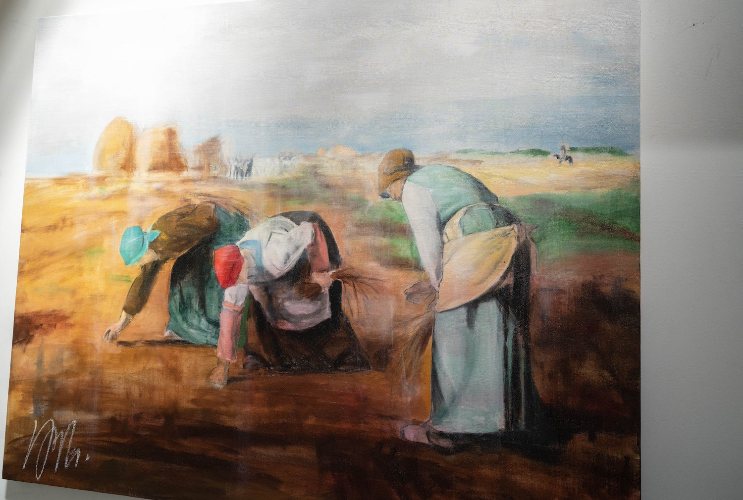 "The Gleaners" after Jean-François Millet painting