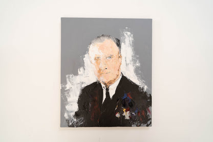 UNTITLED Portrait work (Franklin D. Roosevelt) contemporary painting