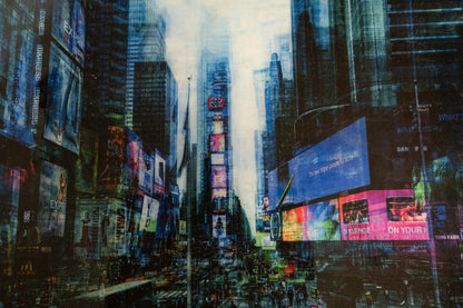 New York, Times square painting