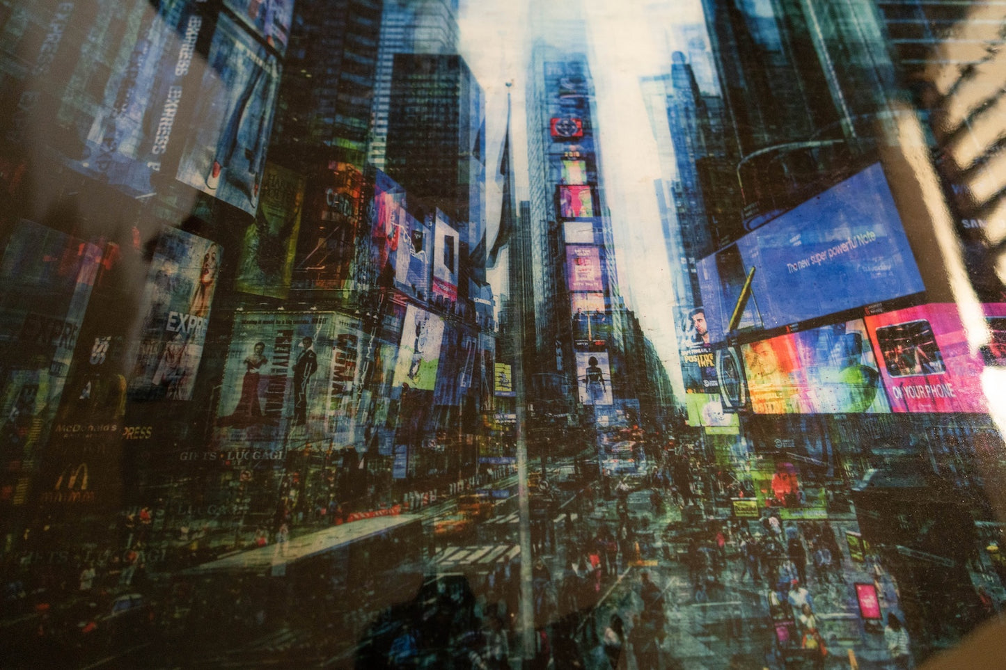 New York, Times square painting