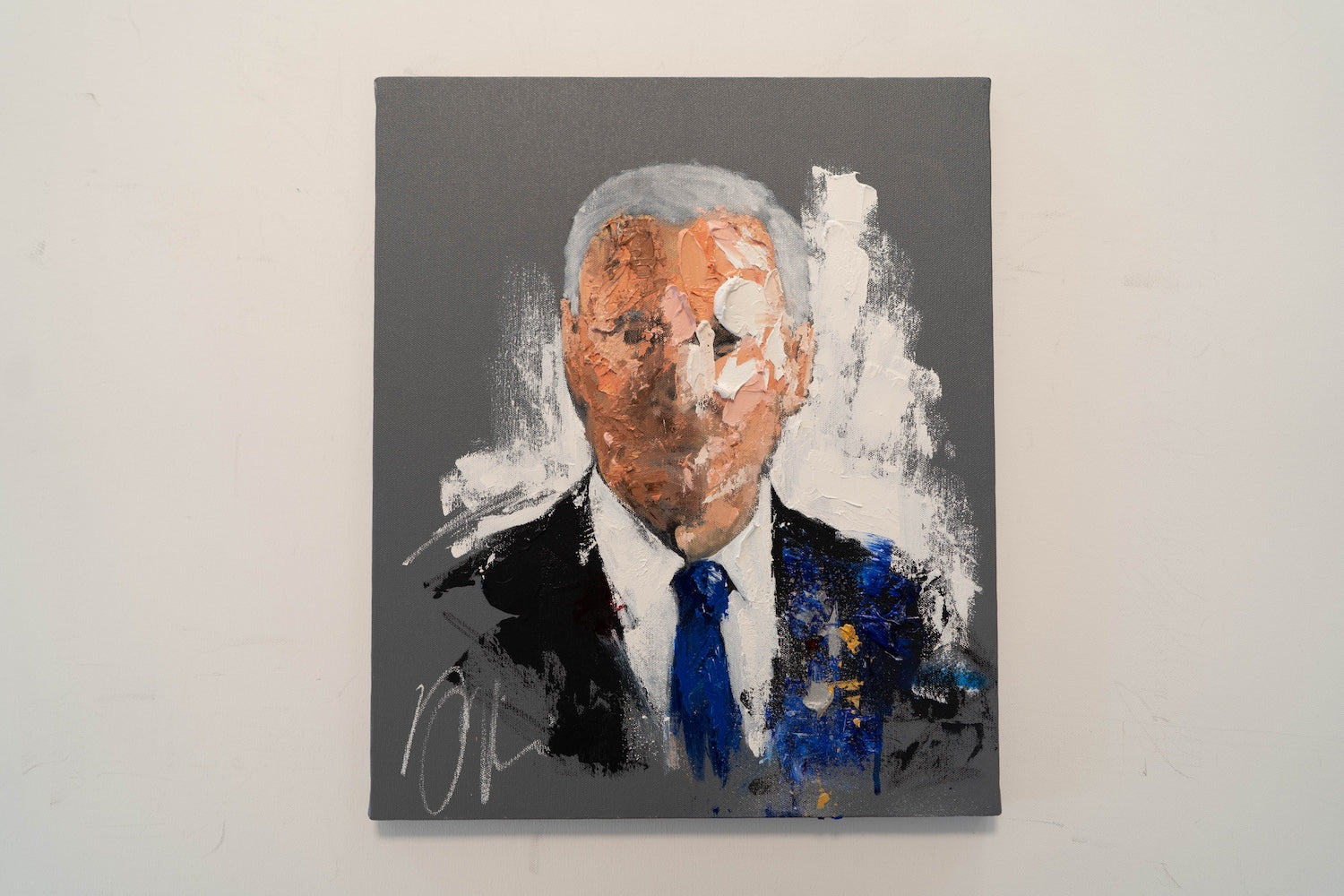 UNTITLED Portrait work (Joe Biden) contemporary painting