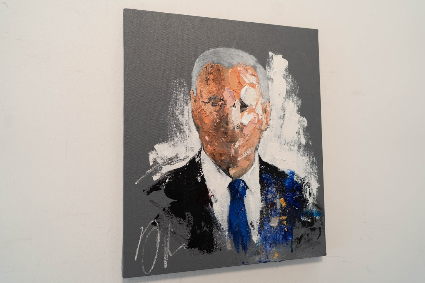 UNTITLED Portrait work (Joe Biden) contemporary painting