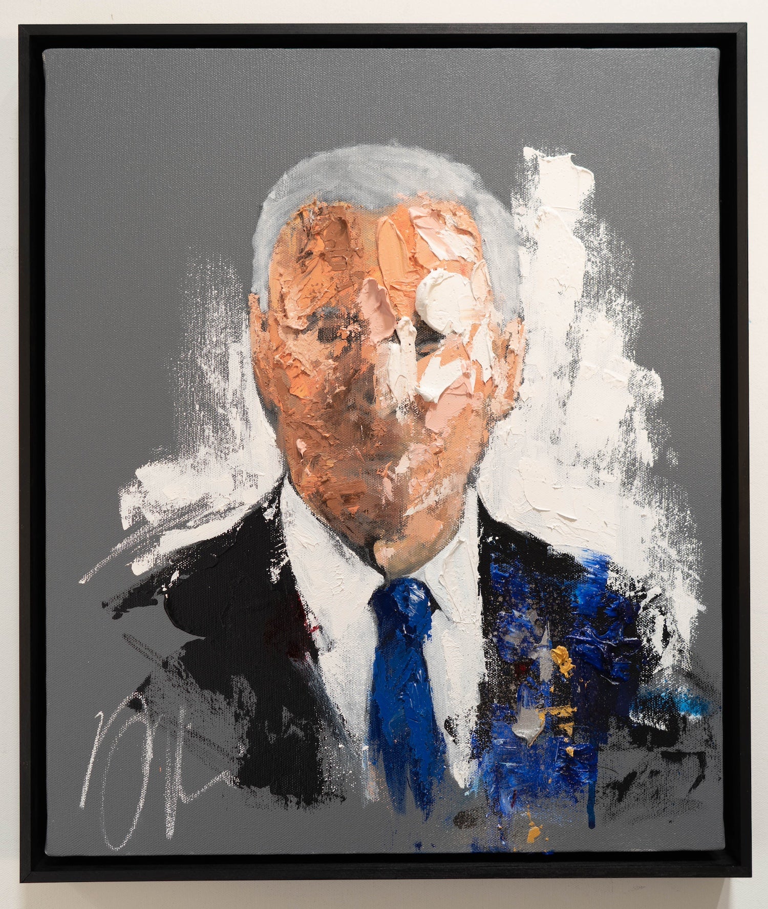 UNTITLED Portrait work (Joe Biden) contemporary painting