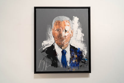 UNTITLED Portrait work (Joe Biden) contemporary painting