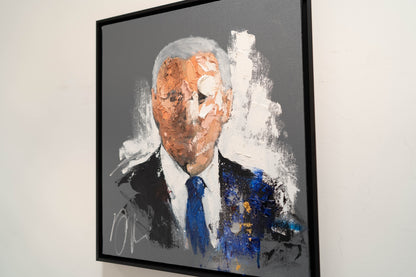 UNTITLED Portrait work (Joe Biden) contemporary painting