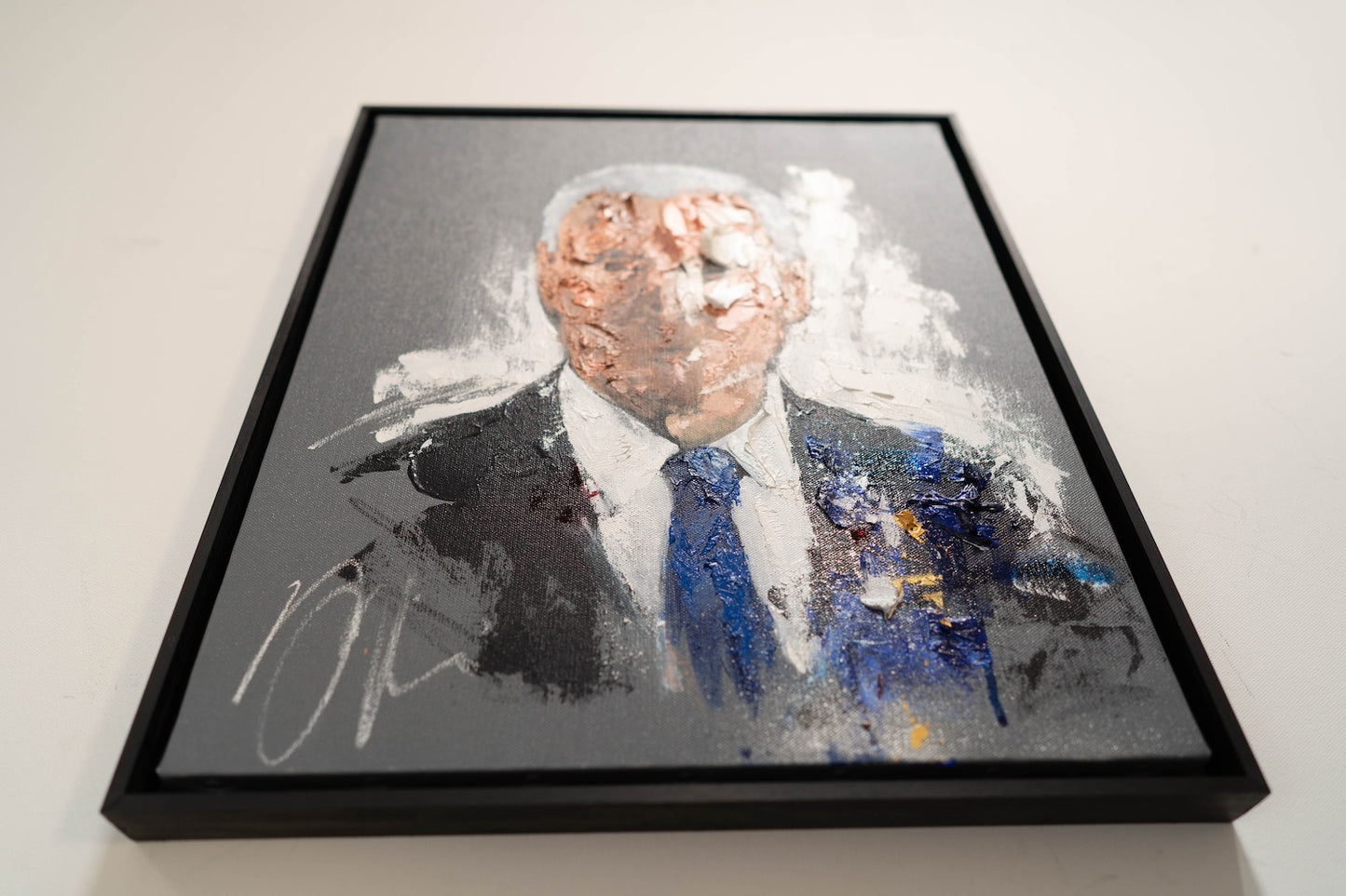 UNTITLED Portrait work (Joe Biden) contemporary painting