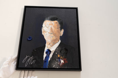 Portrait work UNTITLED (Ronald Wilson Reagan) contemporary painting