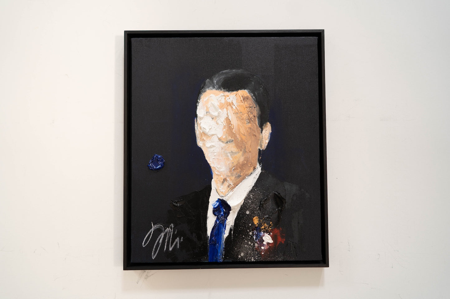 Portrait work UNTITLED (Ronald Wilson Reagan) contemporary painting