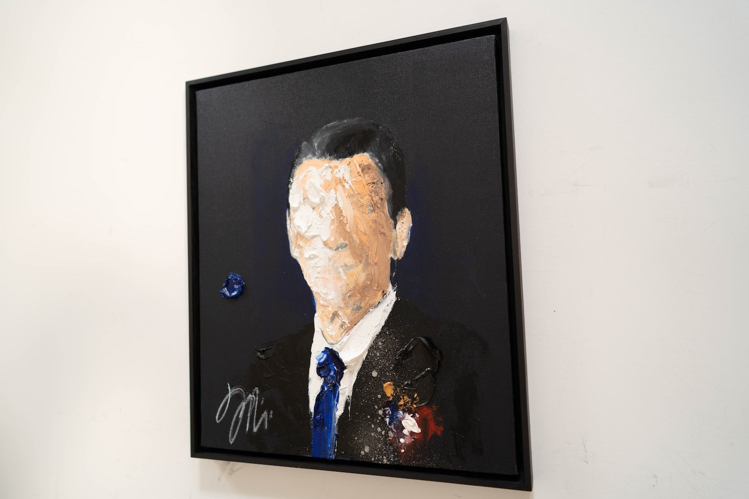 Portrait work UNTITLED (Ronald Wilson Reagan) contemporary painting