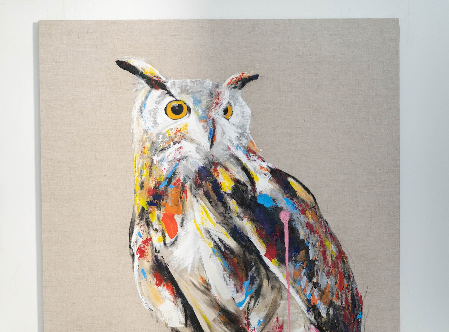 owl contemporary painting