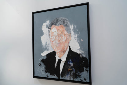 UNTITLED Portrait work (Bill Clinton) contemporary painting