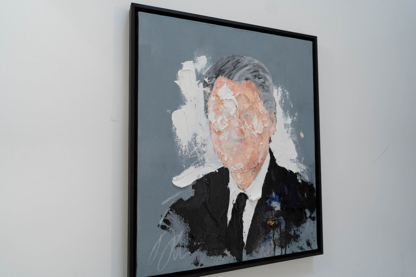 UNTITLED Portrait work (Bill Clinton) contemporary painting