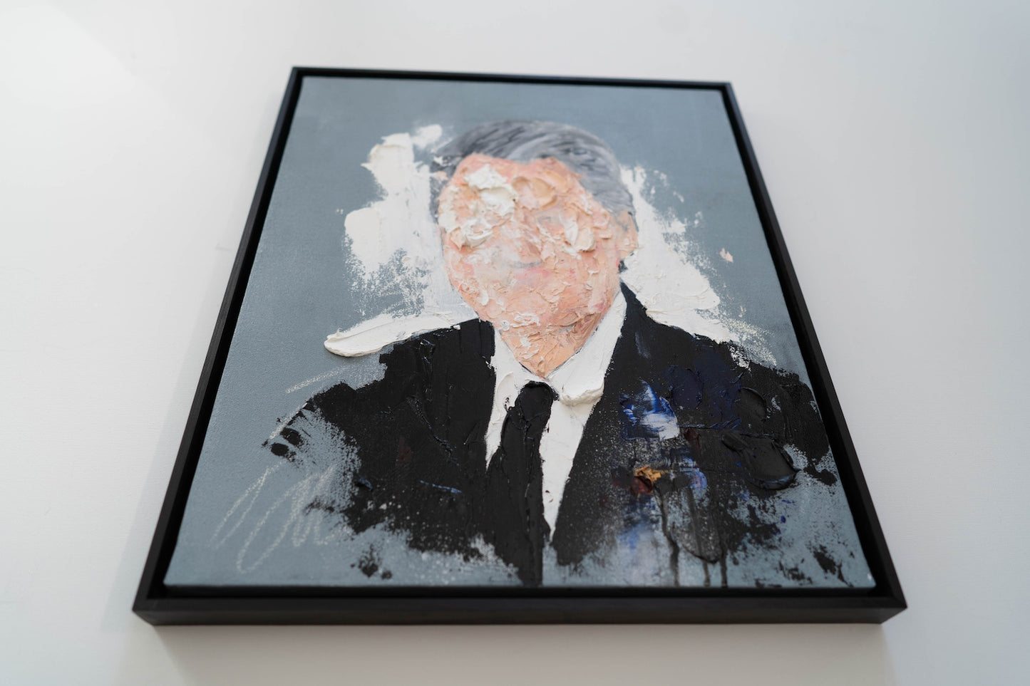 UNTITLED Portrait work (Bill Clinton) contemporary painting