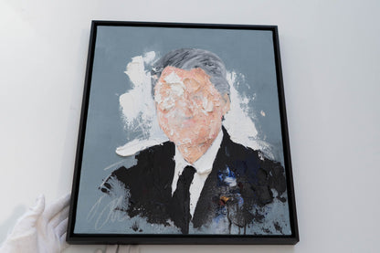 UNTITLED Portrait work (Bill Clinton) contemporary painting