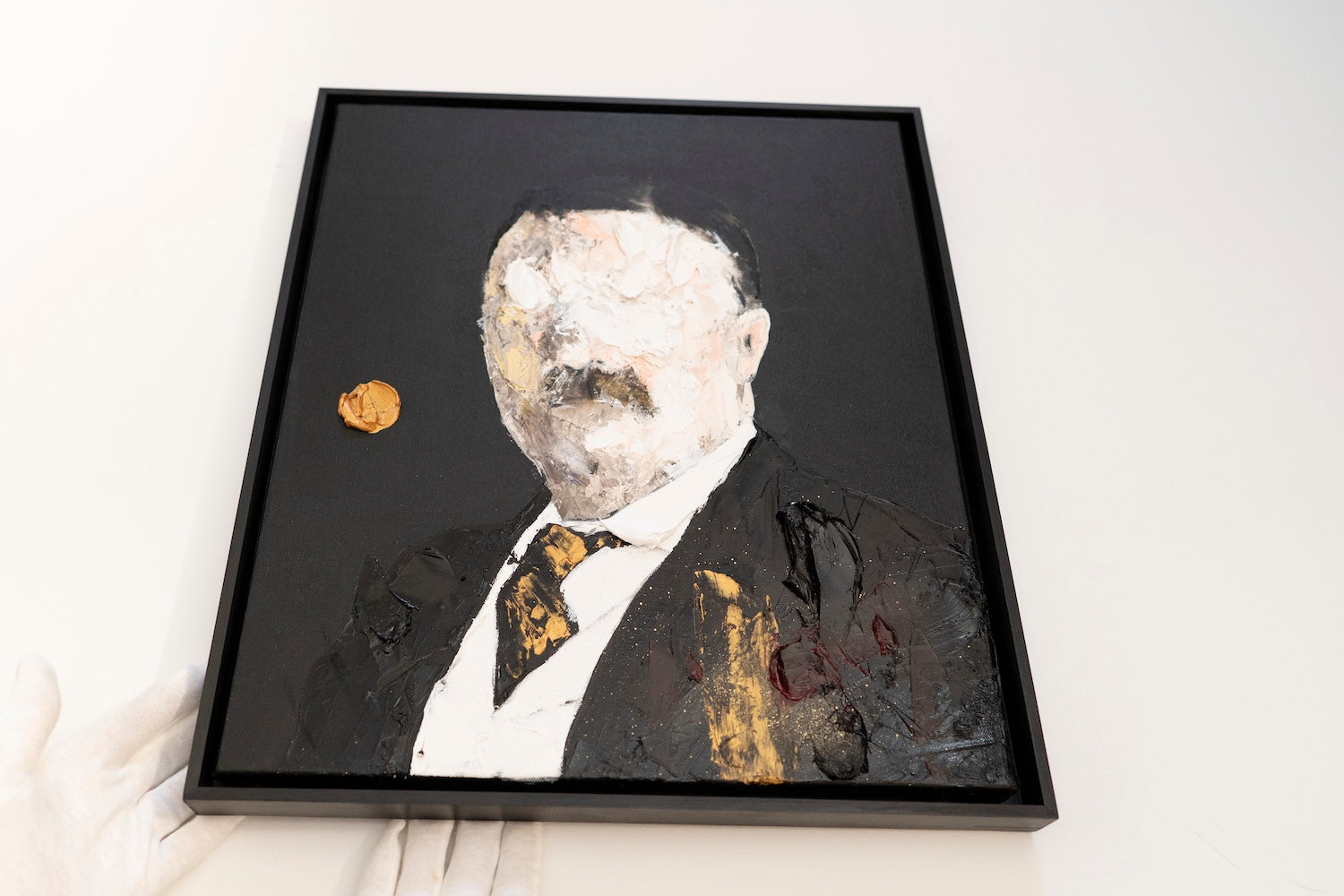 UNTITLED Portrait work (Theodore Roosevelt) contemporary painting