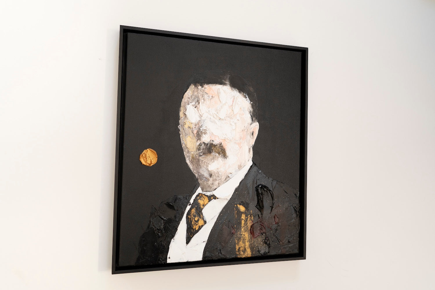 UNTITLED Portrait work (Theodore Roosevelt) contemporary painting
